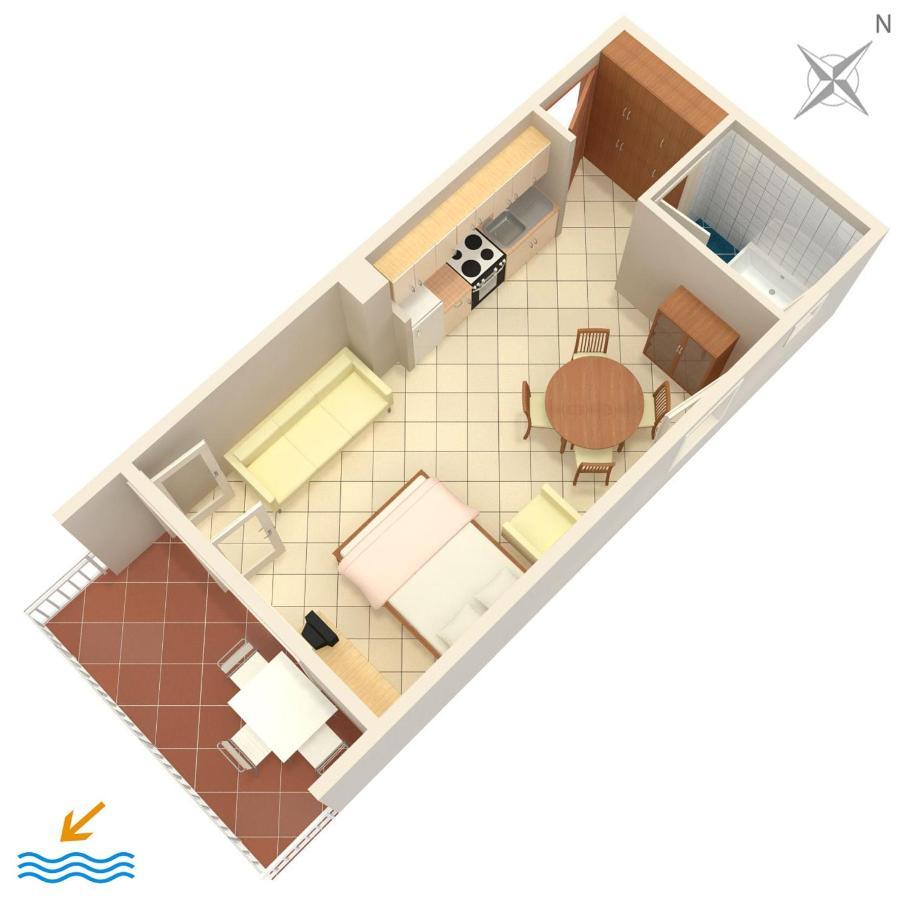 Apartments By The Sea Baska Voda, Makarska - 300 Luaran gambar