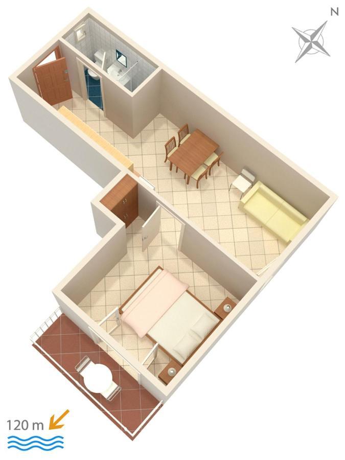 Apartments By The Sea Baska Voda, Makarska - 300 Luaran gambar